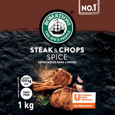 Robertsons Steak & Chops Spice 1 Kg - Robertsons. A world of flavours, naturally.
